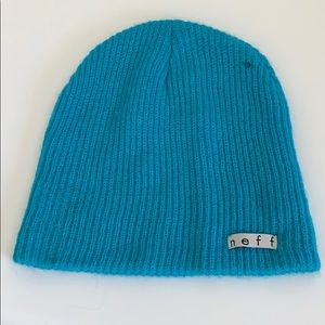 Unisex Blue neff beanie